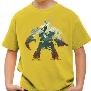 T-shirt enfant geek - Impérial Knight - Couleur Jaune - Taille 4 ans