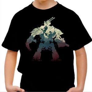 T-shirt enfant geek - Impérial Knight - Couleur Noir - Taille 4 ans