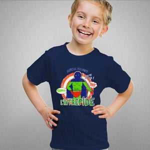 T-shirt enfant geek - Intrépide - Couleur Bleu Nuit - Taille 4 ans