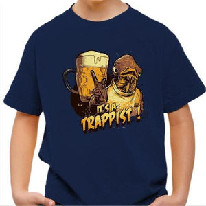 T-shirt enfant geek - It's a Trappist - Ackbar - Couleur Bleu Nuit - Taille 4 ans