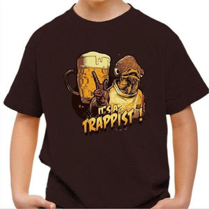 T-shirt enfant geek - It's a Trappist - Ackbar - Couleur Chocolat - Taille 4 ans