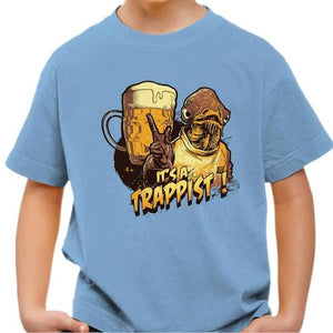 T-shirt enfant geek - It's a Trappist - Ackbar - Couleur Ciel - Taille 4 ans