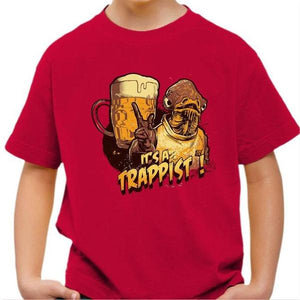 T-shirt enfant geek - It's a Trappist - Ackbar - Couleur Rouge Vif - Taille 4 ans
