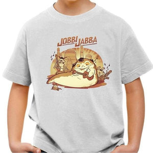 T-shirt enfant geek - Jobbi Jabba - Couleur Blanc - Taille 4 ans