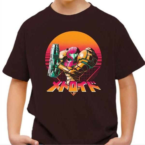 T-shirt enfant geek - Metroid - Retro Hunter