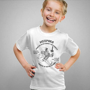 T-shirt enfant geek - Meuporg - Couleur Blanc - Taille 4 ans