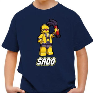 T-shirt enfant geek - Sado - Couleur Bleu Nuit - Taille 4 ans
