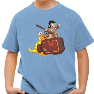 T-shirt enfant geek - SangoRey - Couleur Ciel - Taille 4 ans