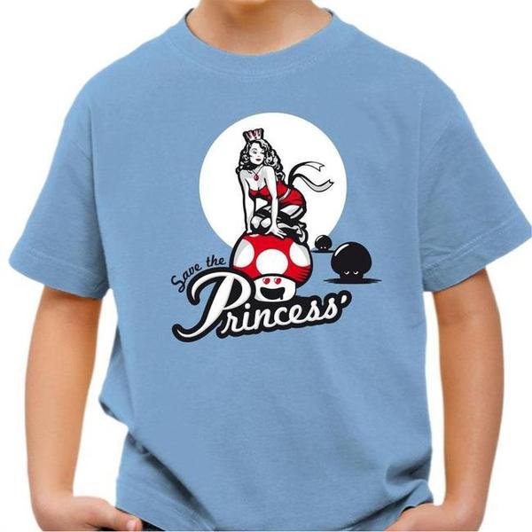 T-shirt enfant geek - Save the Princess
