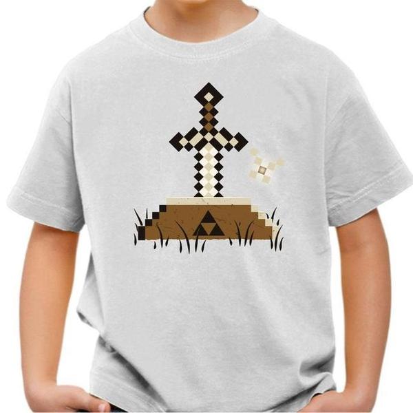 T-shirt enfant geek - Zelda Craft