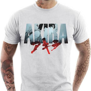 T-shirt geek homme - AKIRA - Couleur Blanc - Taille S