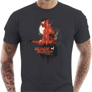T-shirt geek homme - Blade Runner - Couleur Gris Foncé - Taille S