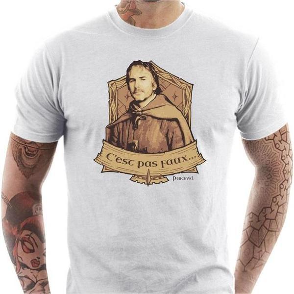 T-shirt geek homme - C'est pas faux Perceval