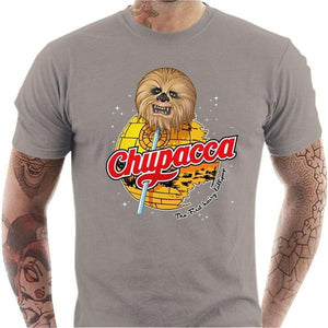 T-shirt geek homme - Chupacca - Couleur Gris Clair - Taille S