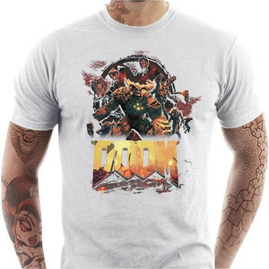 T-shirt geek homme - DOOM New Generation - Couleur Blanc - Taille S