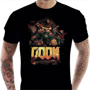 T-shirt geek homme - DOOM New Generation - Couleur Noir - Taille S