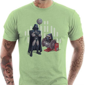 T-shirt geek homme - Dark Grandpa - Couleur Tilleul - Taille S