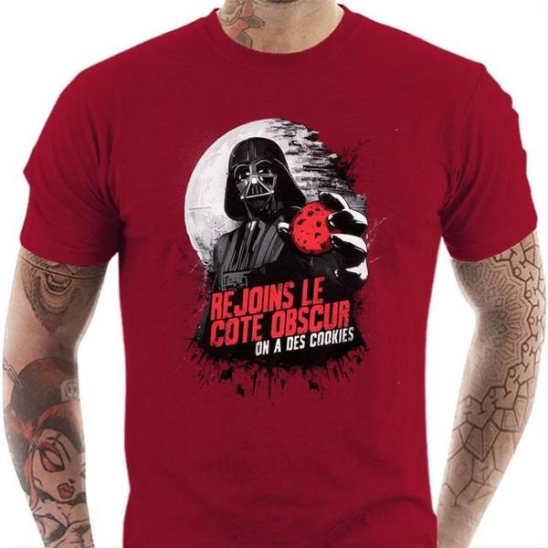 T-shirt geek homme - Dark Side Cookies - Dark Vador