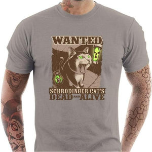 T-shirt geek homme - Dead and Alive - Couleur Gris Clair - Taille S