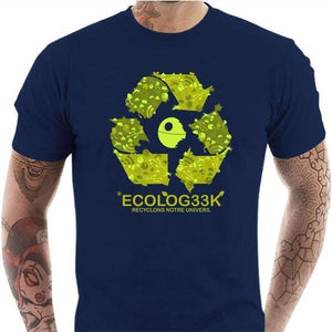 T-shirt geek homme - Ecolog33k - Couleur Bleu Nuit - Taille S