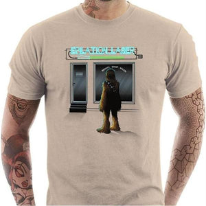 T-shirt geek homme - Epilation Laser - Couleur Sable - Taille S