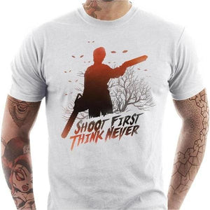 T-shirt geek homme - Evil Dead - Couleur Blanc - Taille S