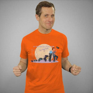 T-shirt geek homme - Evolution - Couleur Orange - Taille S
