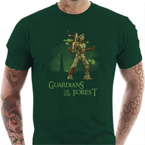 T-shirt geek homme - Guardians - Couleur Vert Bouteille - Taille S