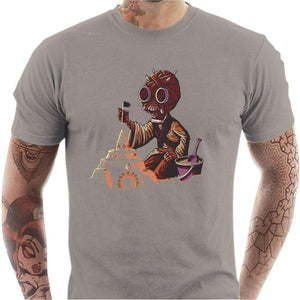 T-shirt geek homme - Homme des sables - Couleur Gris Clair - Taille S
