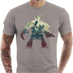 T-shirt geek homme - Impérial Knight - Couleur Gris Clair - Taille S