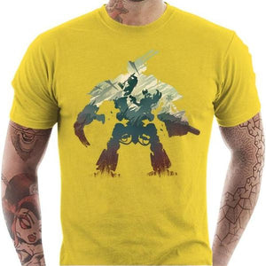 T-shirt geek homme - Impérial Knight - Couleur Jaune - Taille S