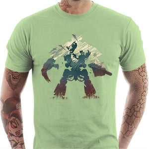 T-shirt geek homme - Impérial Knight - Couleur Tilleul - Taille S