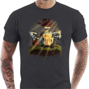 T-shirt geek homme - Indiana Bender - Couleur Gris Foncé - Taille S