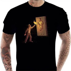 T-shirt geek homme - Indiana Carbonite - Couleur Noir - Taille S