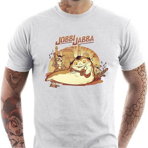 T-shirt geek homme - Jobbi Jabba - Couleur Blanc - Taille S