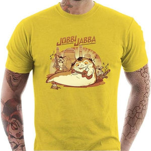 T-shirt geek homme - Jobbi Jabba - Couleur Jaune - Taille S