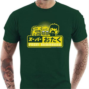 T-shirt geek homme - Kampai ! - Couleur Vert Bouteille - Taille S