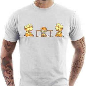T-shirt geek homme - Koopa Koopa - Couleur Blanc - Taille S