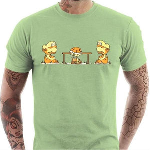 T-shirt geek homme - Koopa Koopa - Couleur Tilleul - Taille S
