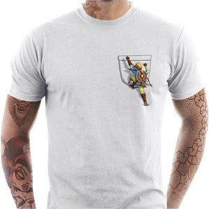 T-shirt geek homme - Link Climbing - Couleur Blanc - Taille S