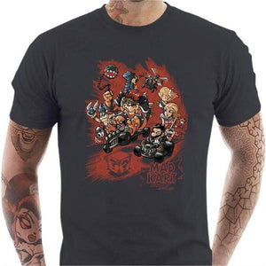 T-shirt geek homme - Mad Kart - Couleur Gris Foncé - Taille S