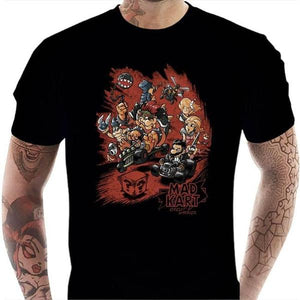 T-shirt geek homme - Mad Kart - Couleur Noir - Taille S