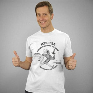 T-shirt geek homme - Meuporg - Couleur Blanc - Taille S