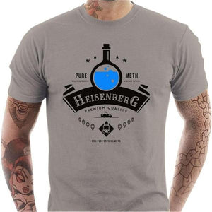 T-shirt geek homme - Potion d'Heisenberg - Couleur Gris Clair - Taille S