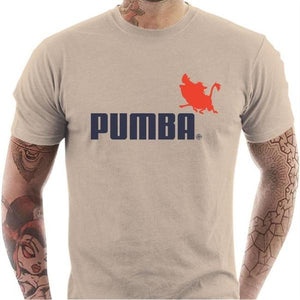 T-shirt geek homme - Pumba - Couleur Sable - Taille S