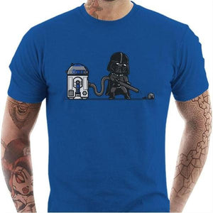 T-shirt geek homme - R2D2 - Couleur Bleu Royal - Taille S