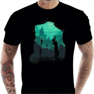 T-shirt geek homme - Shadow of the Colossus - Couleur Noir - Taille S