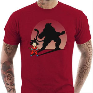 T-shirt geek homme - The Beast Inside - Couleur Rouge Tango - Taille S