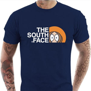 T-shirt geek homme - The south Face - Couleur Bleu Nuit - Taille S