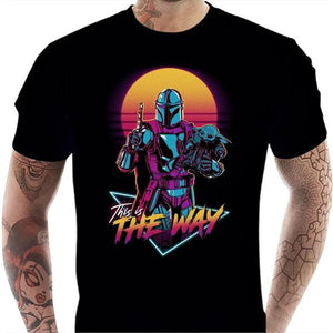 T-shirt geek homme - This is the way - Couleur Noir - Taille S